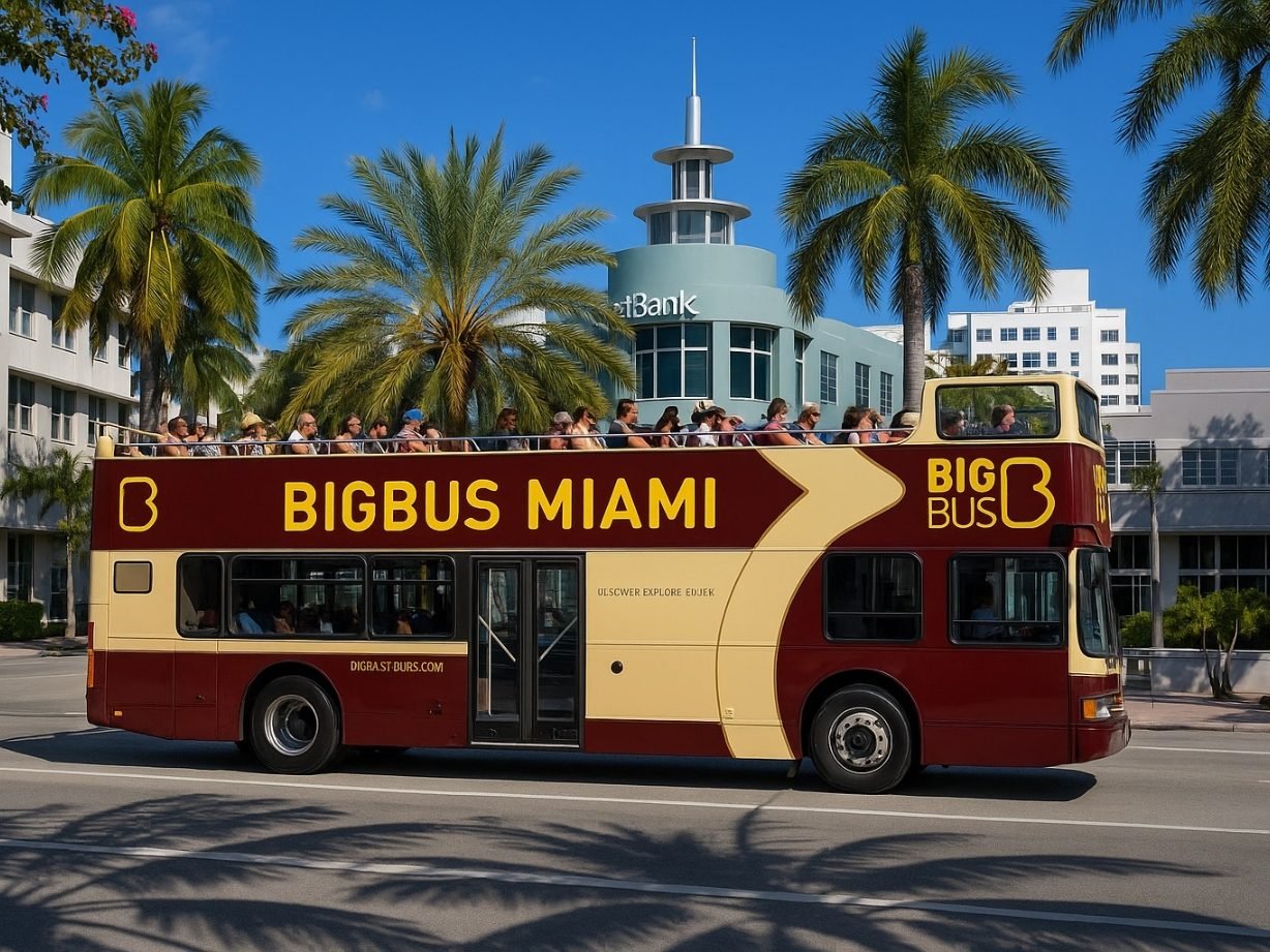 miami bus tour recorrido en bus city tour miami turismo urbano urban tourism excursión guiada en bus guided bus excursion